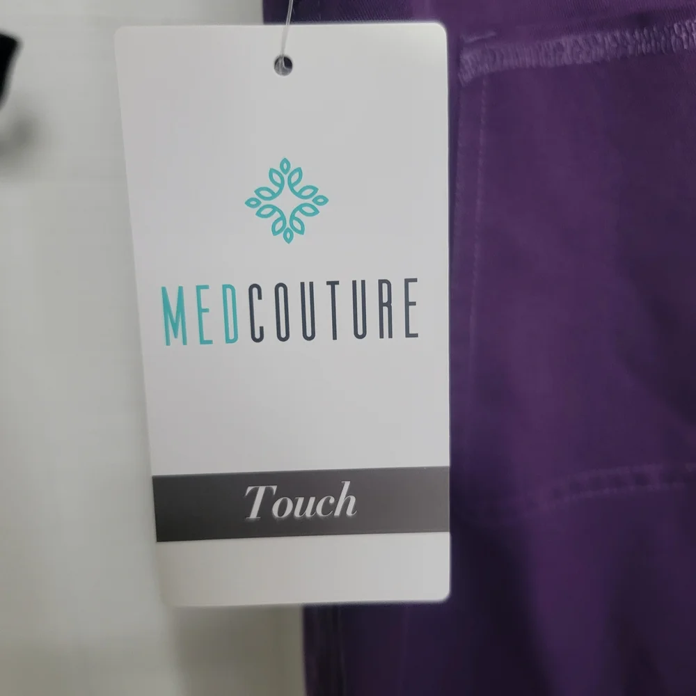 Med Couture Women's Purple Jogger Pants - Picture 4 of 5